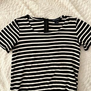 French connection striped t-shirt dress